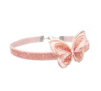 Generico Collana girocollo in pizzo rosa con cuore vintage estetico gotico per accessori da donna(Pink 1)