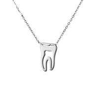 Generico Collana per denti del giudizio Unift per donne Collana per denti del giudizio in oro per il coraggio