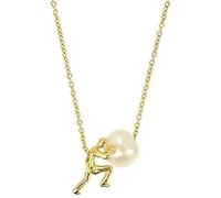 Generico Collana Sisifo, collana con ciondolo di perle raffigurante il dio protettore greco, per uomo e donna, dono di eterna resilienza e forza (1 PCS)