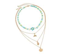 Generico Collana Spiaggia | Catena Con Pendente Stella Marina,Collana Regolabile Impermeabile alla Moda per Matrimoni Compleanni Dame d'Onore Abiti Casual Vacanze Indossabile Quotidiano
