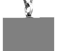 Generico Collana Teschio per Uomo - Collana con ciondolo a forma di testa di teschio in lega di rapper punk | gotica Dainty Regalo di gioielli di Halloween per uomo Donna Ragazza