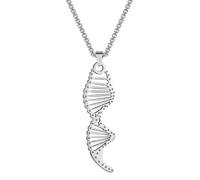 Generico collane da donna, collana a denti di DNA a molecole chimiche per uomini amuleto a geometria cava con amuleto con catena al collo gioielli