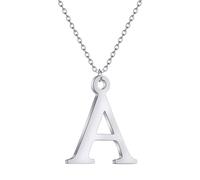 Generico Collane da donna, collana personalizzata con lettere iniziali da A a Z per donne Gioielli con pendente alfabetico per uomini per l'anniversario di compleanno