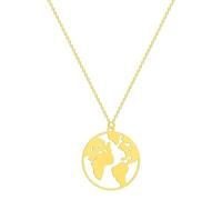 Generico collane da donna, delicata collana Earth Travel Earth per donne Ragazze delicate e desiderio di viaggiare catena a collo per feste