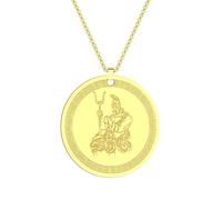 Generico collane femminili, Ade da uomo con collana Cerbero in Acciaio, il Dio Ctone greco degli Inferi, Ciondramma, Catena di collo, Medaglione, Amuleto, Regalo di gioielli