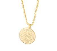 Generico collane femminili, Islam musulmano Allah Allah Allah Collana pendente del Corano Collana Dio arabo Messaggero Amuleto religioso Gioielli
