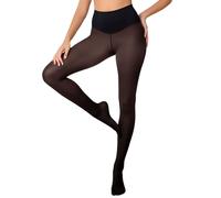 Generico Collant Donna Collant Termici Donna Leggings Il Tempo Libero Termici Invernali Semi-Trasparenti Senza Cuciture - Design Seamless per Calore E Comfort Tutto Il Giorno