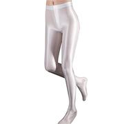Generico Collant Donna Collant Termici Donna Leggings sotto la Gonna Lucidi Trasparenti per Danza E Yoga - Grandi Dimensioni, Perfetti per Allenamento E Performance