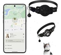 Generico Collare Gps gatto, Gps per Gatti Senza SIM Senza Abbonamento, Localizzatore GPS per Gatto Funziona con goo- gle Find My