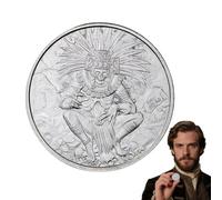 Generico Collectable Coin, Vintage Old Coin Souvenir, 1.57x0.12 Inches Engraved Historical Meaningful Collectibles Commemorative, Display Accent for Bedroom Living Room Desk, Men Women