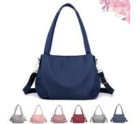 Generico Collectale - Body Light and Versatile Casual Bag, Nylon Waterproof Shoulder Crossbody Bag with Multi-Pockets, for Women Daily (Blue)