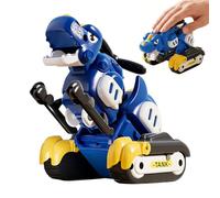 Generico Collision Transforming Dinosaur Car Toy - Vehicle Model Transformation Figure Toys For Home Preschool Boys Girls Birthday Party Favor Holiday Living Room Bedroom, Inertial Mech, 2-in-1 Bot