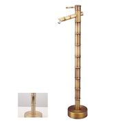 Generico Colonna d'Acqua con Rubinetto da Esterno Indipendente, Design Rimovibile con Protezione da Sole e Pioggia, Ideale per Uso in Giardino, lavandini e Prati - Resistente ed Elegante (Giallo B,9)