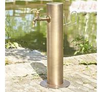 Generico Colonna d'Acqua da Giardino in Acciaio Inossidabile con portatubo - Rubinetto per Esterni antigelo per irrigazione da Giardino, Fontana da Prato, Rubinetto antigelo ed estensore per Tubo.