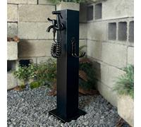 Generico Colonna d'Acqua Verticale da Giardino in Acciaio Inox 304 con portatubo,Colonna Fontana per irrigazione da Esterno con Rubinetto antigelo,Erogatore d'Acqua idrante e Rubinetto da Giardino