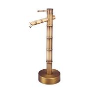 Generico Colonna d'Acqua Verticale da Giardino in Ottone Anticato con Rubinetto, Base Spessa e Resistente per l'irrigazione del Cortile, Tubo di Ingresso dell'Acqua per la Fattoria, Soluzione di Lava