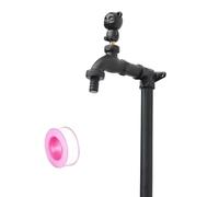 Generico Colonna d'Acqua Verticale da Giardino per Esterni con Rubinetto a Forma di Panda - Idrante Decorativo da Giardino da 60 cm per irrigare Le Piante e valorizzare l'estetica del Giardino.