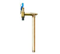 Generico Colonna d'Acqua Verticale Indipendente con Rubinetto di Blocco, Resistente alle intemperie da -20° a 100°F, Ideale per irrigazione, Lavaggio Auto e annaffiatura di Fiori (Giallo, 100 cm/39 p