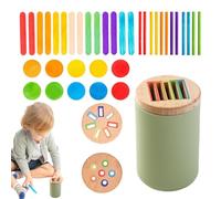 Generico Color Shape Sorting Toy - Multicolored Geometric Sorter, Preschool Learning Activity, Early Childhood Educational Puzzle, Cognitive Enlightenment Block, Sensory Stacking Game | Developm