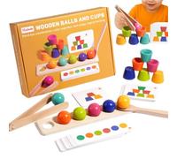 Generico Color Sorting Games Cup And Ball Learning Activities