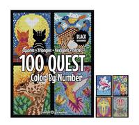 Genérico Colorazione di colori per grandi caratteri Numero | Libro da colorare per numero per creare opere d'arte eccellenti per bambini e adulti