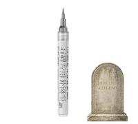 Generico Colore per Lapidi Tombali - Pennarello Ritocco Iscrizioni Oro,Penna Vernice per la Pietra Commemorativa - per Calcari Marmo Granito Cimitero Esterno Chiesa Giardino