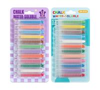 Generico Colored Chalk Crayons - Dustless Washable Chalk | 12 Pack Smooth Writing Art Toys for Kids Playroom School Whiteboard Sidewalk Drawing Painting Creative Play Daily Utility