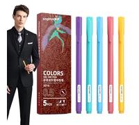 Genérico Colored Set - 5 colori sets, Quick Drying, Vibrant Colored | Adult Scrapbooking Student Diary For Writing Drawing Coloring Creative Art Projects