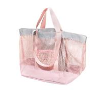 Generico Colorful Beach Bag - Mesh Tote Bag, Large Compartment Organizer with Durable Design, Vacation Travel Tote, Outdoor Carrying Accessory for Pool Beach Camping Gym Summer Shopping