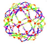 Generico Colorful Sphere Expandable Magic Breathing Expanding Ball Toy, Glowing Flower Ball Sphere with Lights, Versatile Magic Balls, Sensory Fidget Stress Toy for, ADHD, Stress Relief