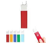 Generico Colorful Threading Tool, Colorful Sewing Machine Threading Tool, Easy Needle Inserter Aid for Everyday Clothing Repairs, Universal Craft Quilting Gadget Accessories Threader (Red)