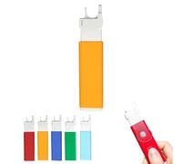 Generico Colorful Threading Tool, Colorful Sewing Machine Threading Tool, Easy Needle Inserter Aid for Everyday Clothing Repairs, Universal Craft Quilting Gadget Accessories Threader (Orange)