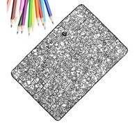 Genérico Coloring Blanket - Tessuto lavabile in lavatrice, grande divano throw design, materiale durevole, Easy Care Machine Wash | Art Craft Blanket, Kids Activity Boys Girls Families, Preschools