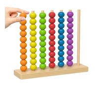 Generico Colors Stacking Challenge Game, Wooden Color Matching Stacking Puzzle Game With Racks,Rings | Fast Pattern Challenge Ring Stack Puzzle For 2 Players, Competitive Tabletop Brain Teaser