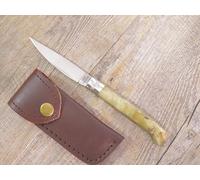 Generico COLTELLO 21 CM SARDEGNA SARDO Pattada MANICO CORNO MUFLONE PATTADESA lama 9,5cm art 10