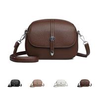 Generico Comebybuy Bags, Comebybuy Crossbody Leather Bag, Women's Casual Satchel Handbag, for Women Travels (Coffee)