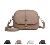 Generico Comebybuy Bags, Comebybuy Crossbody Leather Bag, Women's Casual Satchel Handbag, for Women Travels (Khaki)
