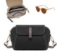 Generico Comebybuy Leather Crossbody Bag,Vintage Shoulder Bag with Adjustable Strap,Mini Casual Lightweight Handbag for Women
