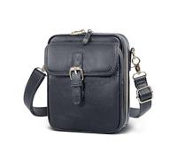 Generico Comebybuys Purse Vintage Mini Messenger Bag, Collaborate Crossbody Leather Bag, 10 Card Slots Anti Theft Purse (Dark Gray)