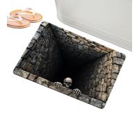 Generico Comfortable Halloween Floor Runner For Home, 23.62x15.75inch | First Title Specifies Visual Hole Illusion And Anti-slip Decorative Rug. Second Title Highlights Comfortable Halloween Floor