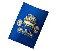 Generico Commemorative Diary - 1776-2026 250th Notebook, US Historical Journal | Patriotic Memory Keeper 320g, Semiquincentennial States Gift For School Office Home