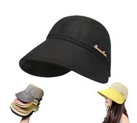Generico Commonlyto Women's Large Brim Sunscreen Hat UV Protection Foldable Sunhat with Adjustable Breathable Design