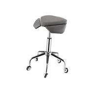 Generico Comoda Sedia A Sella Con Rotelle Imbottita, Sgabello Regolabile 52-67 Cm, For L'ufficio Del Laboratorio Della Clinica Di Massaggio Salone(Color4)