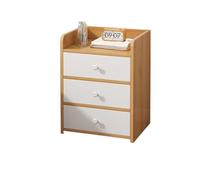 Generico Comodino di Lusso in Legno con 3 cassetti - Elegante Comodino Contenitore per Camera da Letto - Moderno Comodino in Legno con cassetto per organizzare Gli Oggetti Essenziali