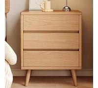 Generico Comodino Moderno - Tavolino da Camera da Letto con 2-3 cassetti portaoggetti - Tavolini Laterali Facili da Montare per camere da Letto Eleganti (Colore: 3 cassetti, Dimensioni: 50 cm/19,6 cm