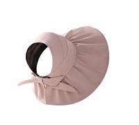 Generico Comodo cappello da sole a tesa larga misura regolabile pieghevole visiera grande traspirante tappo superiore vuoto all'aperto(Pink)
