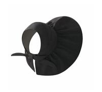 Generico Comodo cappello da sole a tesa larga misura regolabile pieghevole visiera grande traspirante tappo superiore vuoto all'aperto(Black)