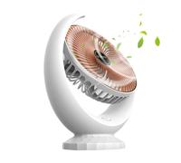 Generico Compact Cooling Fan, Rechargeable Silent Travel Fan, Quiet Ventilator with Multi-Speed Function, Adjustable Desktop, Portable Wind Device with Lightweight Design, Camping Work Office Use