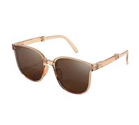 Genérico Compact Folding Sunglasses - polarizzate in PC, Edgeless Mirror Design, Travel-Friendly Purse Eyewear For Women | Foldable Shades For Daily Use Hikings Beachs, Penny, Consulte la