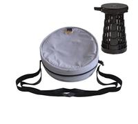 Generico Compact Stool Carry Bag, Lightweight Protection Sack Round Pouch, Carry Case For Folding Tripod Stool, Trips Hiking Travel Beach Camping Sports Outdoor Balcony